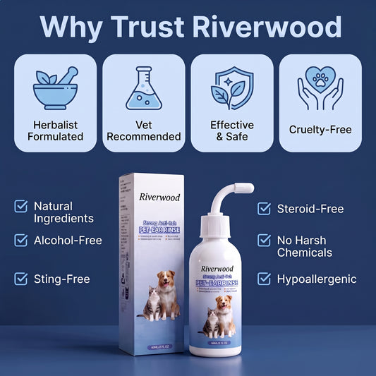Riverwood. Anti-Itch Pet Ear Rinse