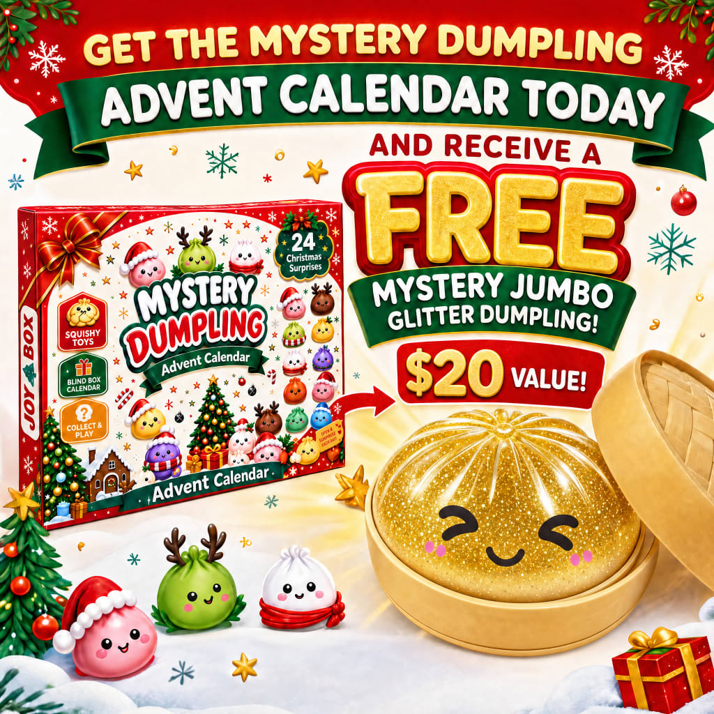 2026 Dumpling Squishy Advent Calendar.