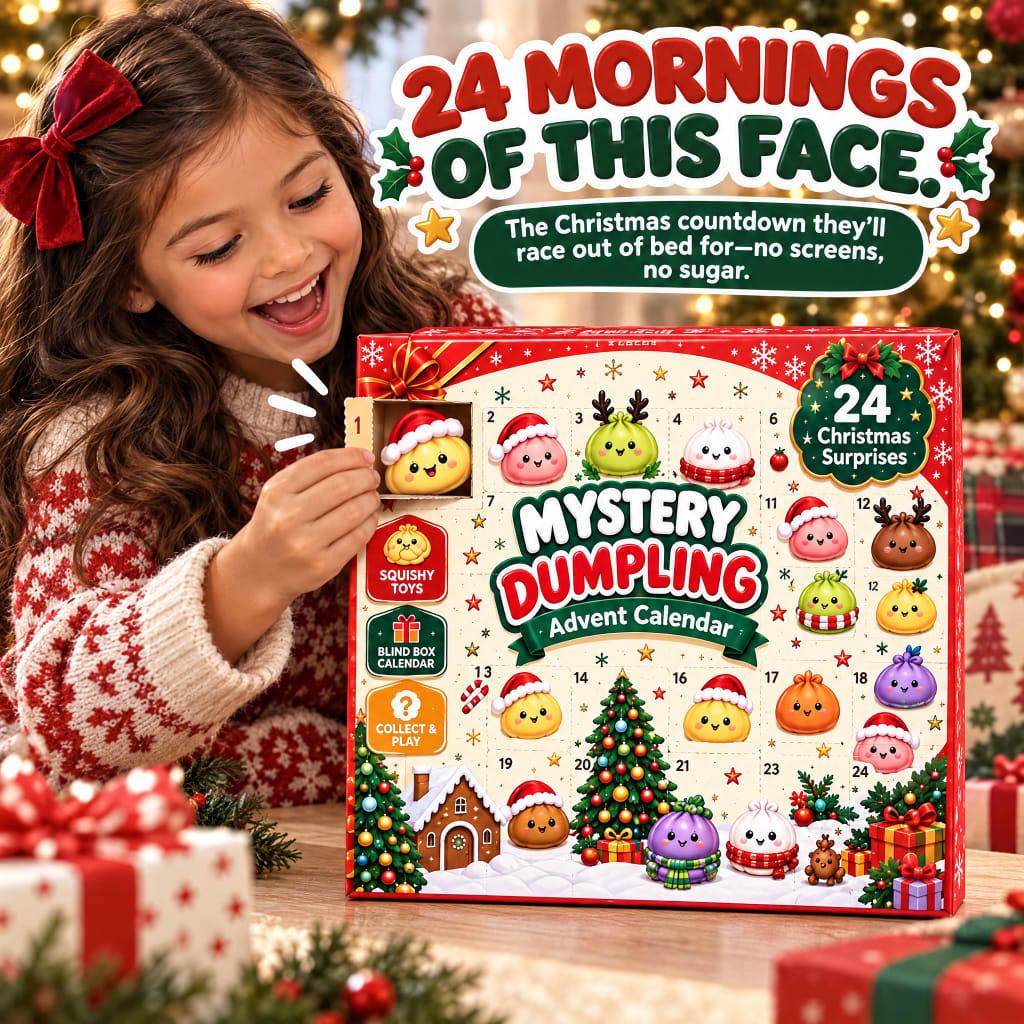 2026 Dumpling Squishy Advent Calendar.