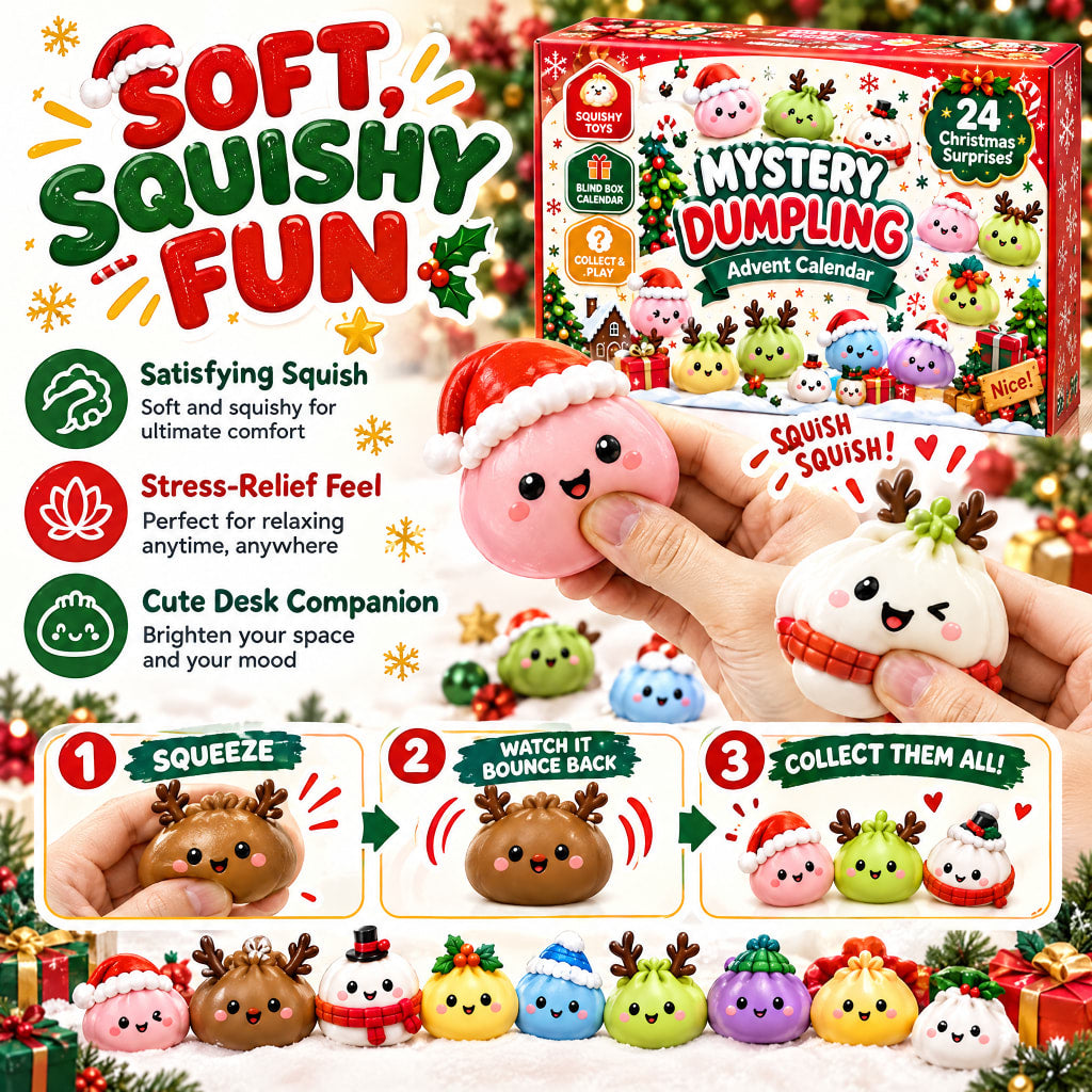 2026 Dumpling Squishy Advent Calendar.