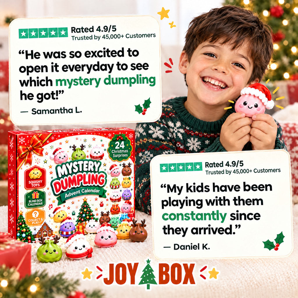 2026 Dumpling Squishy Advent Calendar.