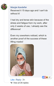 Double chin lifting mask by Riverwoods