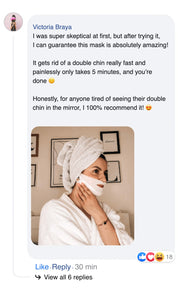 Double chin lifting mask by Riverwoods