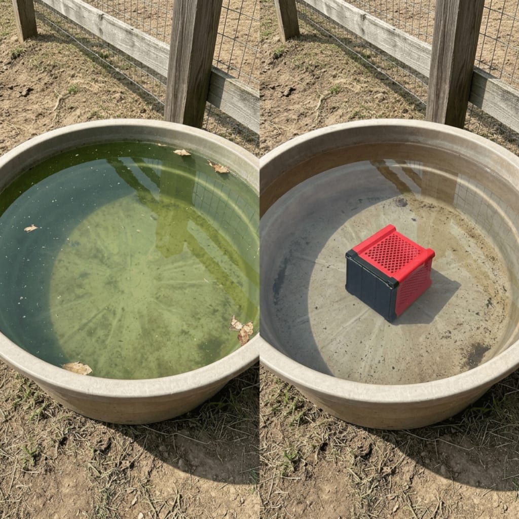 River Woods cleaning cube