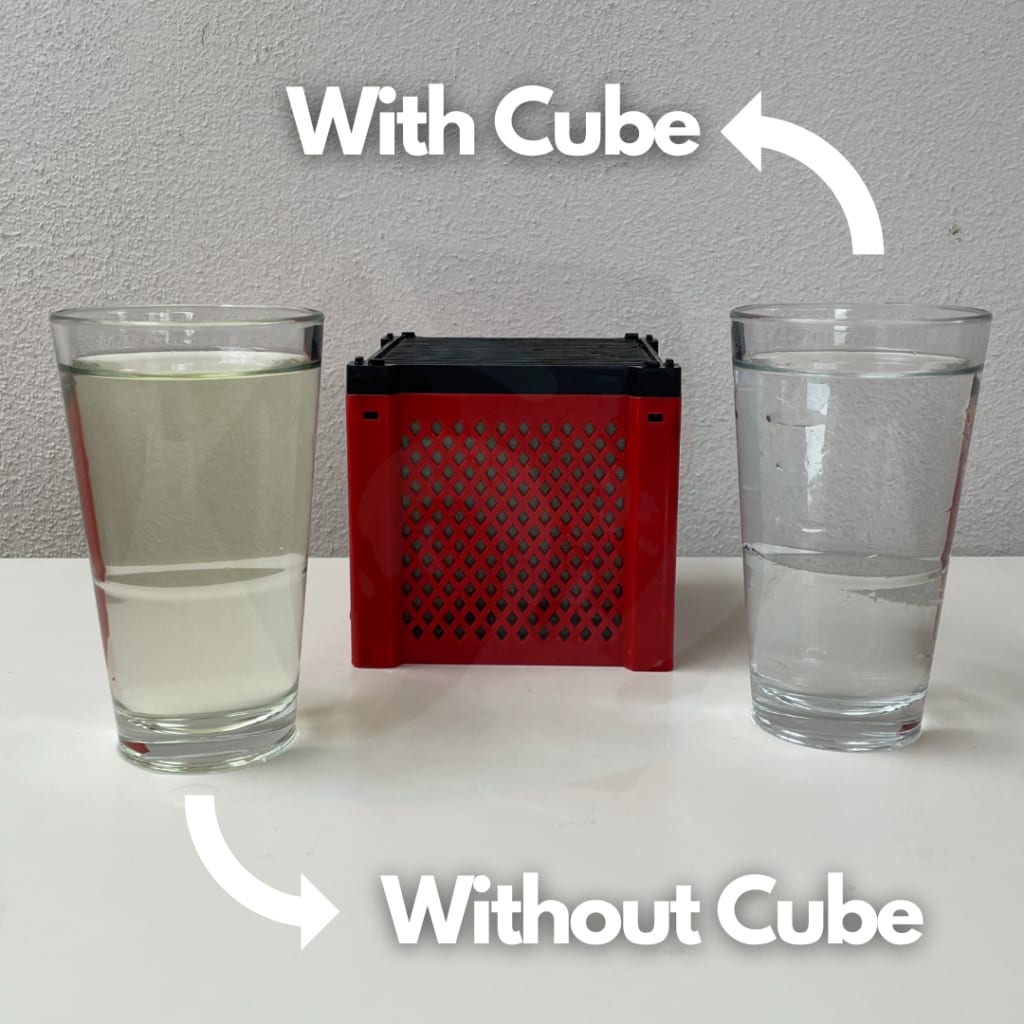 River Woods cleaning cube