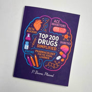 Top 200 Drugs: Pharmacology Coloring Book and Study Guide