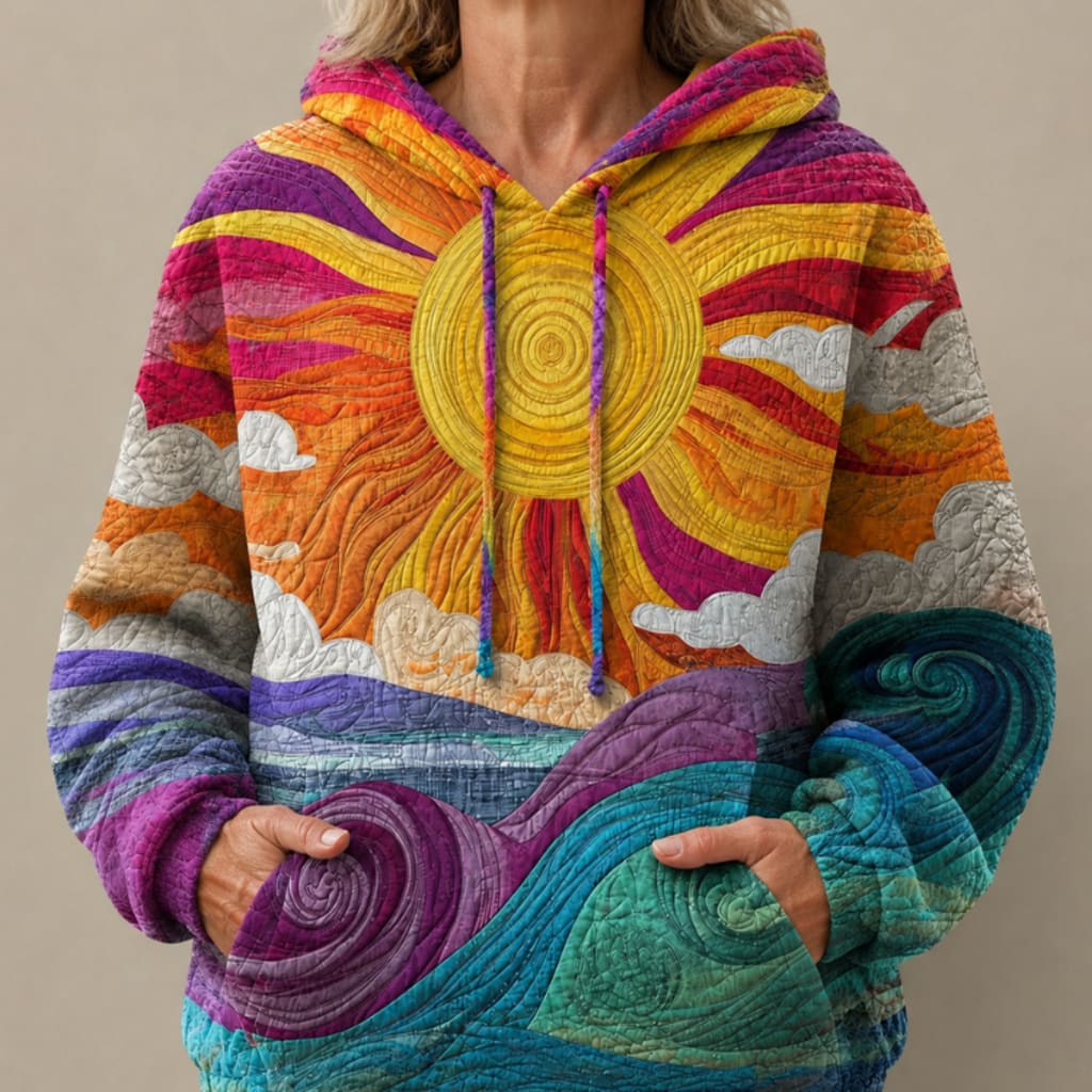 Wildflower Quilted Hoodie
