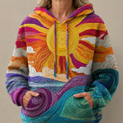 Wildflower Quilted Hoodie