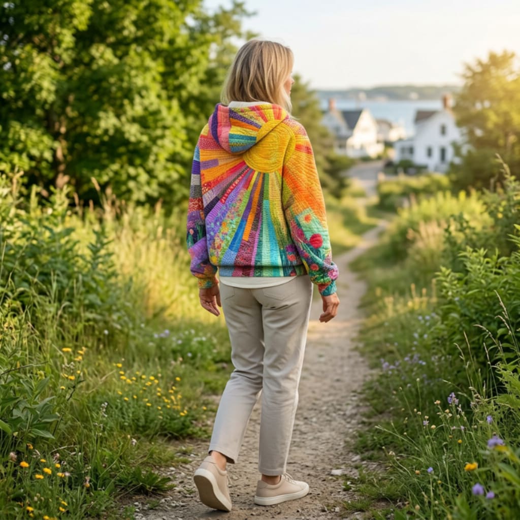 Wildflower Quilted Hoodie