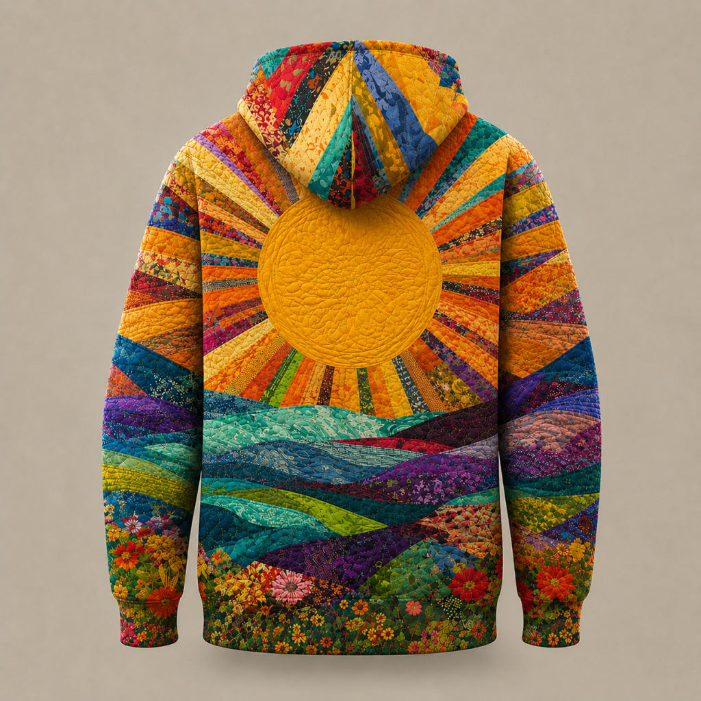 Wildflower Quilted Hoodie