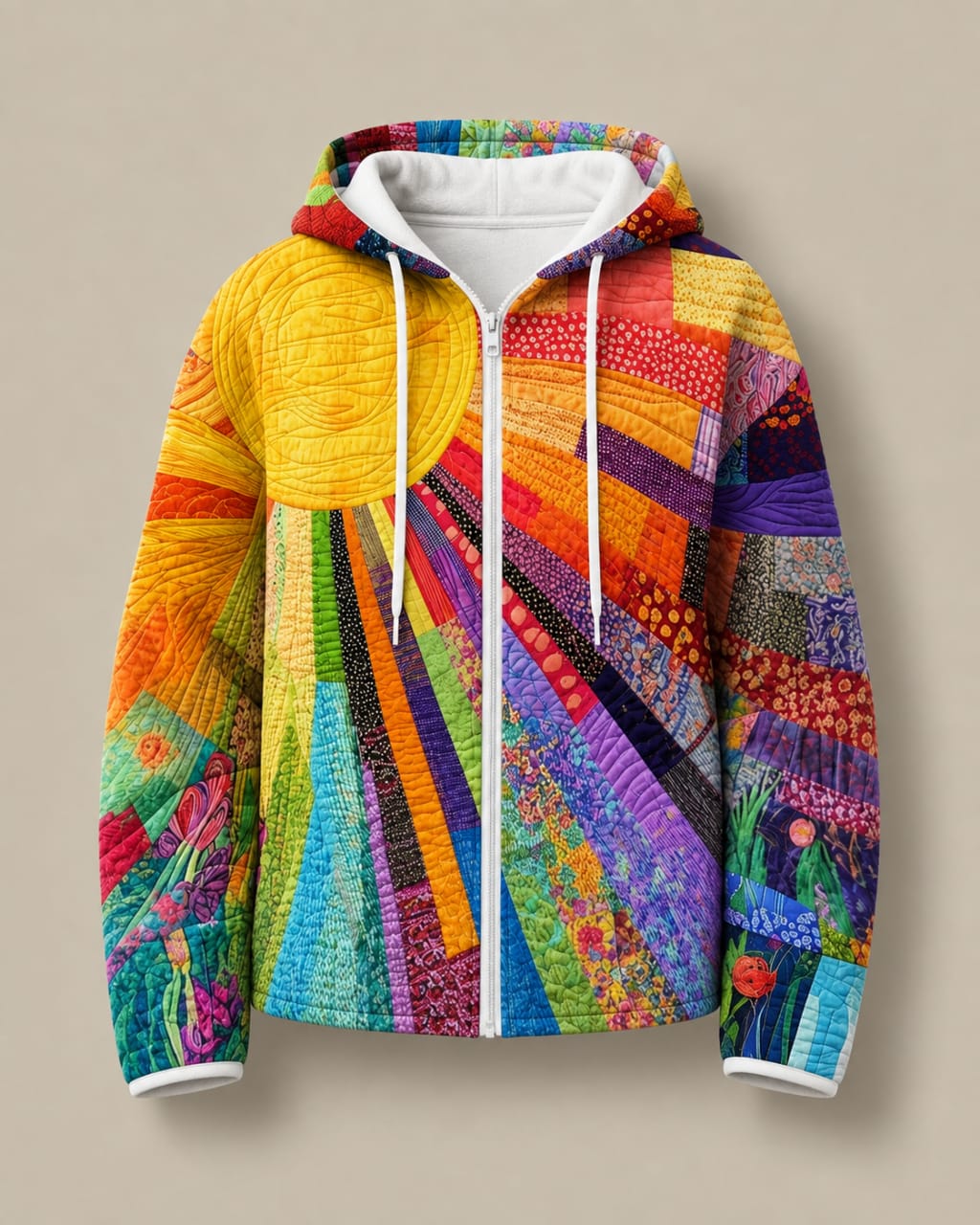 Wildflower Quilted Hoodie