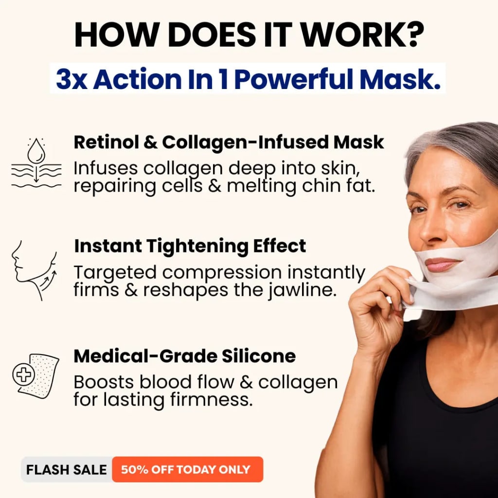 Double chin lifting mask by Riverwoods