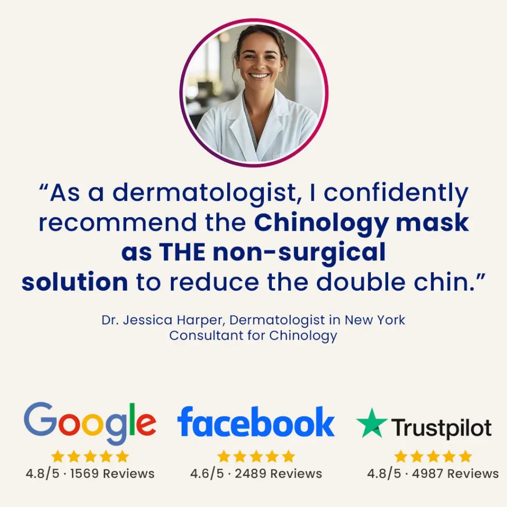 Double chin lifting mask by Riverwoods